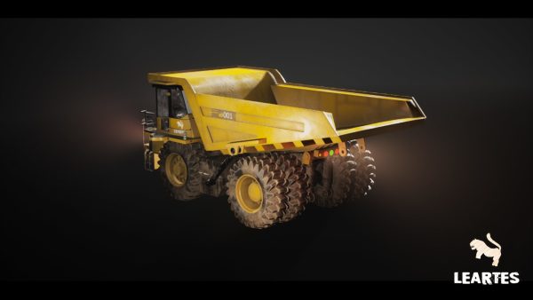 Driveable Animated Construction Truck