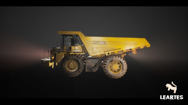 Driveable Animated Construction Truck