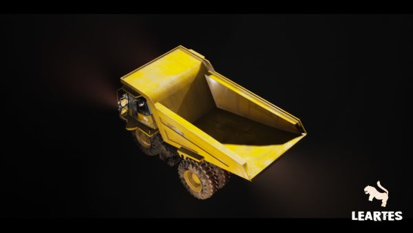 Driveable Animated Construction Truck