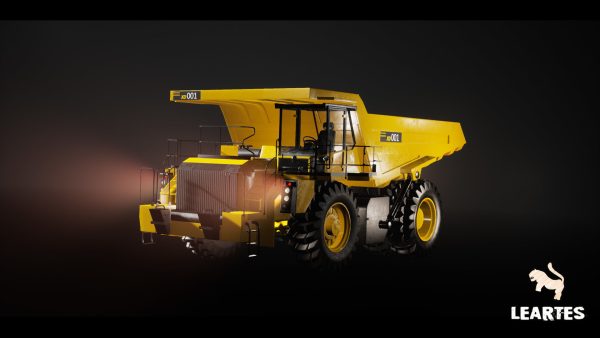 Driveable Animated Construction Truck