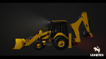 Driveable Animated Excavator Dozer with Material Variations