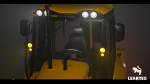 Driveable Animated Excavator Dozer with Material Variations