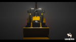 Driveable Animated Excavator Dozer with Material Variations