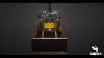 Driveable Animated Excavator Dozer with Material Variations