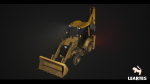 Driveable Animated Excavator Dozer with Material Variations