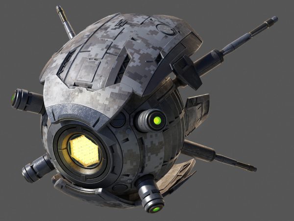 Drone alien spacecraft