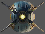 Drone alien spacecraft