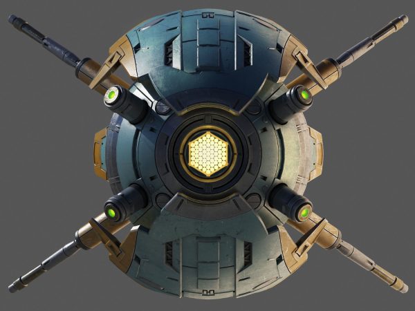 Drone alien spacecraft