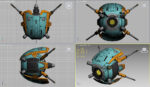 Drone alien spacecraft