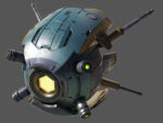 Drone alien spacecraft