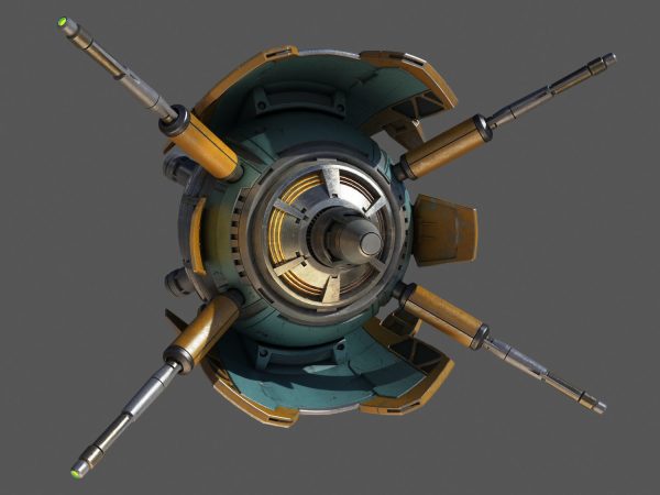 Drone alien spacecraft