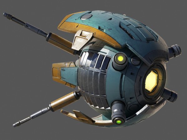 Drone alien spacecraft