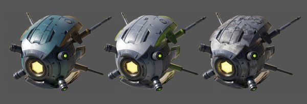 Drone alien spacecraft