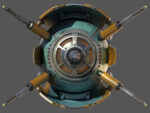 Drone alien spacecraft