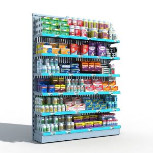 Drugstore Pharmacy Shelf