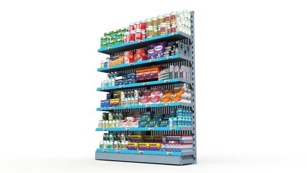 Drugstore Pharmacy Shelf