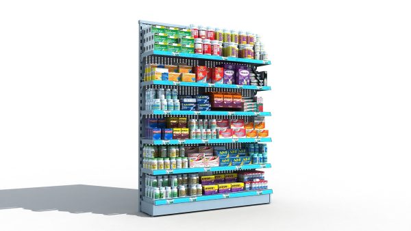 Drugstore Pharmacy Shelf