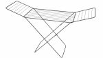 Dryer laundry drying rack