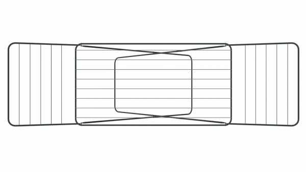 Dryer laundry drying rack