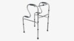 Dual riser walking folding frame