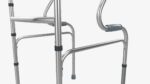 Dual riser walking folding frame