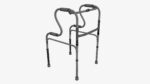 Dual riser walking folding frame