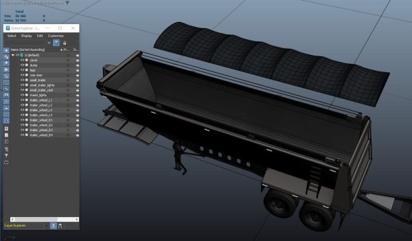 Dump trailer