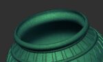 Egyptian Pottery 3D Printable model cnc