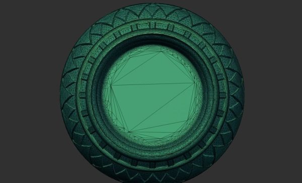 Egyptian Pottery 3D Printable model cnc