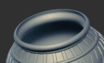 Egyptian Pottery 3D Printable model cnc