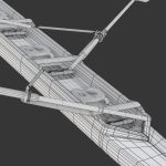 Eight Men Rowing Boat