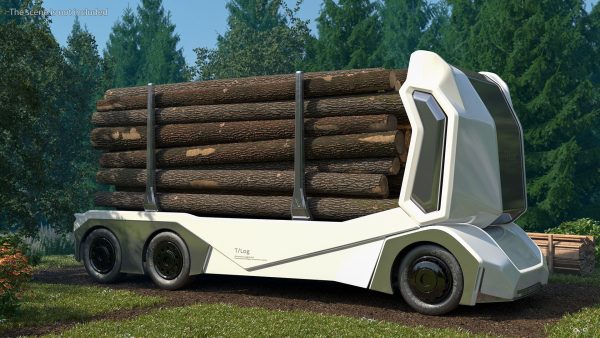 Einride Electric Autonomous Logging Truck