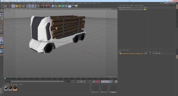Einride Electric Autonomous Logging Truck