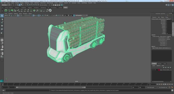 Einride Electric Autonomous Logging Truck