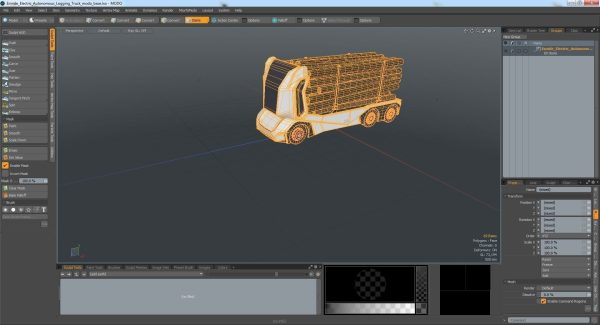 Einride Electric Autonomous Logging Truck
