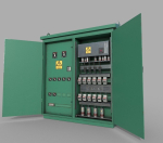 Electric Fuse Box Green