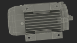 Electric Motor Cross Section Green