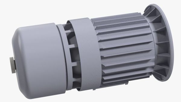 Electric Motor Cutaway Gray