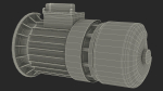Electric Motor Cutaway Gray