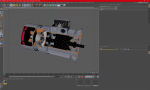 Electric Motor Cutaway Gray