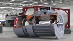Electric Motor Cutaway Gray
