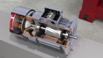 Electric Motor Cutaway Gray
