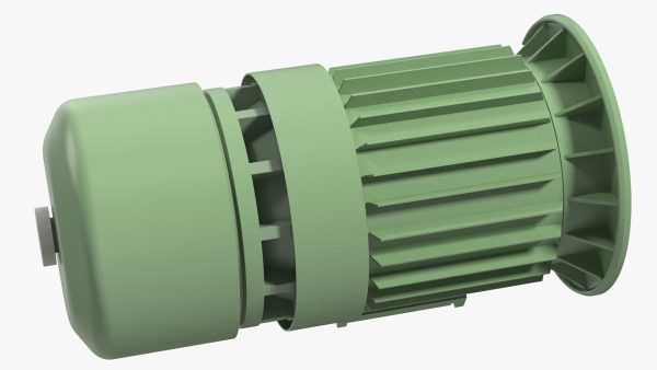 Electric Motor Cutaway Green