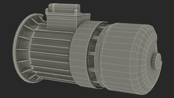 Electric Motor Cutaway Green