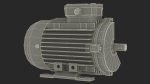 Electric Motor Cutaway Grey