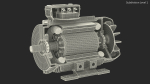 Electric Motor Cutaway Grey