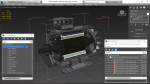 Electric Motor Cutaway Grey