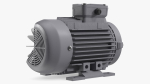 Electric Motor Cutaway Grey