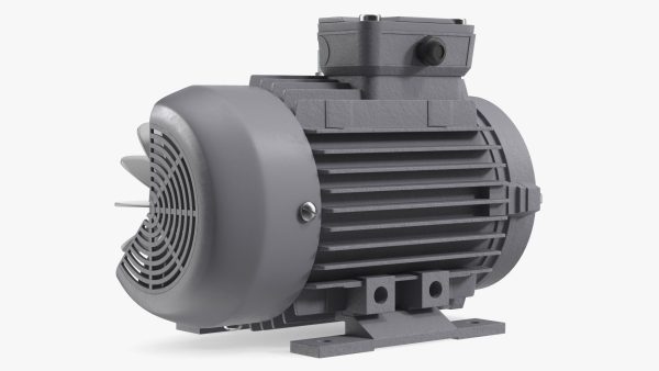 Electric Motor Cutaway Grey