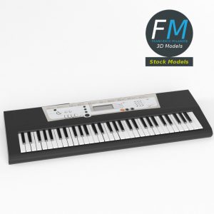 electronic-piano-keyboard-3d-model-obj-fbx-blend-pdf